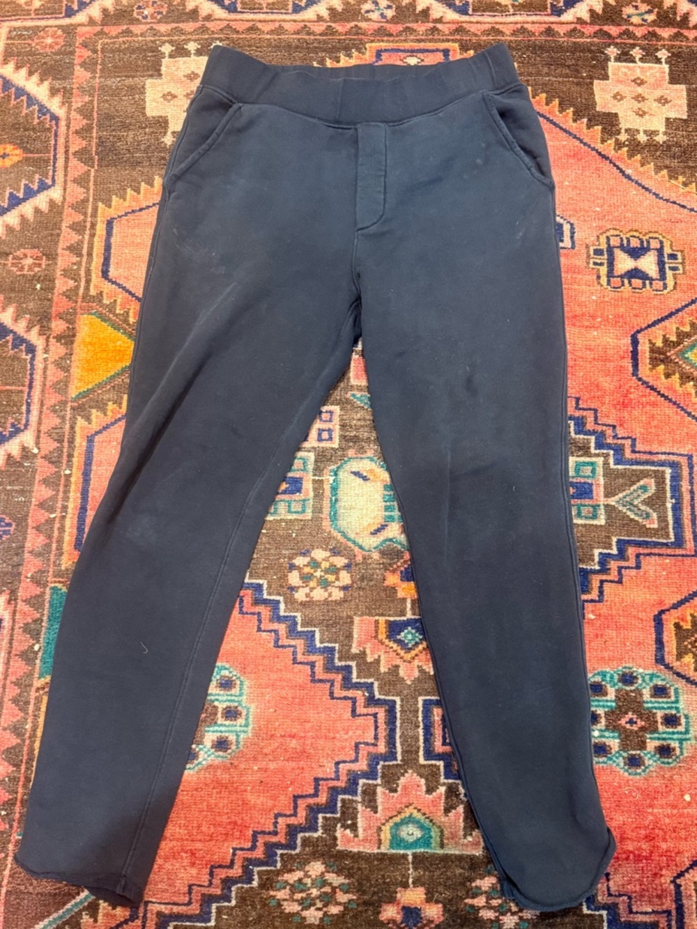 Frank & Eileen Christine Tulip Sweatpants in British Navy size Med - Picture 5 of 8